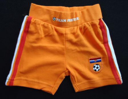 T-Shirt oranje Goooaaaal maat 74 - Afbeelding 5