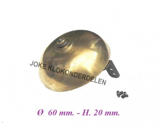 === Klok bel incl. steun = gebruikt === 40517