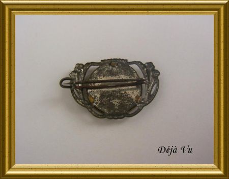 Oude kleine jugendstil broche : Hoek van Holland, Waterweg - Afbeelding 3