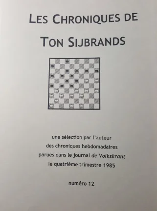 Les Chroniques de Ton Sijbrands, 12