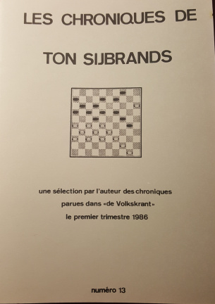Les Chroniques de Ton Sijbrands, 13