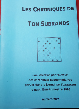 Les Chroniques de Ton Sijbrands, 96/1