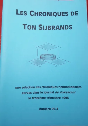 Les Chroniques de Ton Sijbrands, 96/3