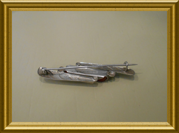 Mooie art deco broche - Afbeelding 2