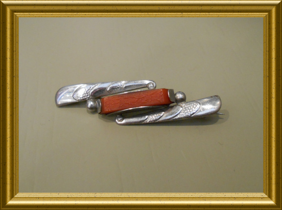 Mooie art deco broche - Afbeelding 3