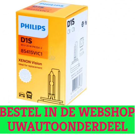 Philips D1S 85415VI Xenstart Vision Xenon lamp 4400K - nr. 1