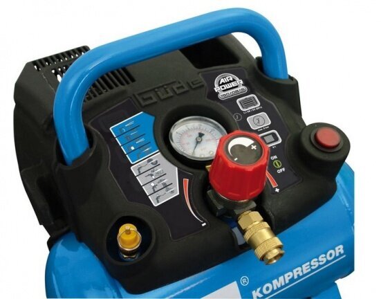Montagecompressor. 8 bar 230V 2 PK olievrij, voor bouw en thuis