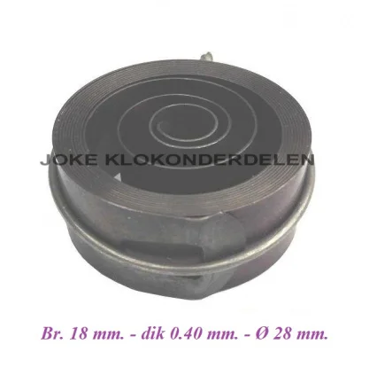 = Veer = Franse pendule = 18 mm. = z.g.a.n.= 40598
