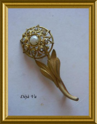 Oude broche : bloem - nr. 1