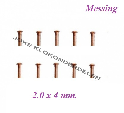 === 10 Klinknagels = nieuw === 38634