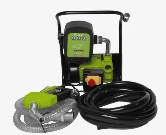 230 V Diesel tankinstallatie, tankklok slangen en pistool,