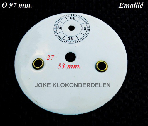 === Binnenplaatje = gewicht regulateur = oud === 24194 - Afbeelding 2