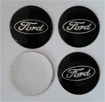 Ford Naafdoppen "Zwart" 56mm - nr. 1
