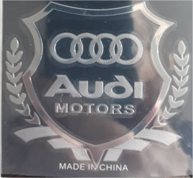 3D Auto Sticker voor Audi - nr. 1
