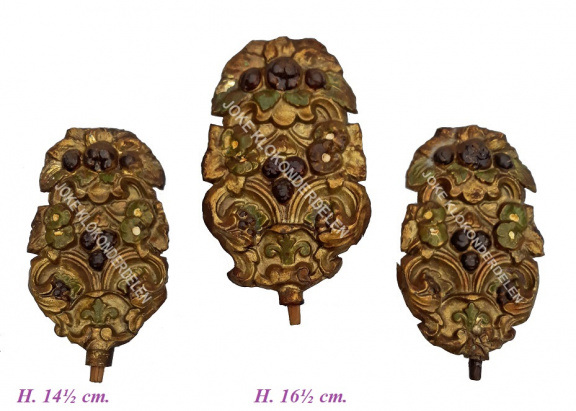 === 3 Schildjes Friese staartklok = oud === 38381