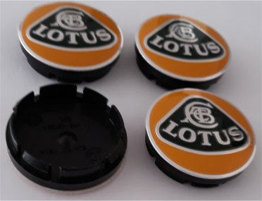 Lotus Naafdoppen "Geel" 56mm - Afbeelding 2