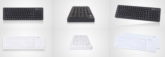 PrehKeyTec SIK 2500 Illuminated silicone keyboard for the industry
