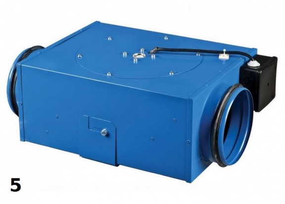 Ventilator badkamerventilator tussenbuis buisventilator afzuiger