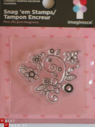 OP=OP imaginisce clear stempel flowers