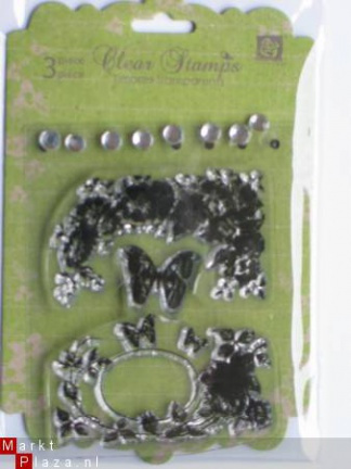 OP=OP prima marketing clear stempel butterfly