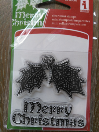 OP=OP inkadinkado clear stempel merry christmas