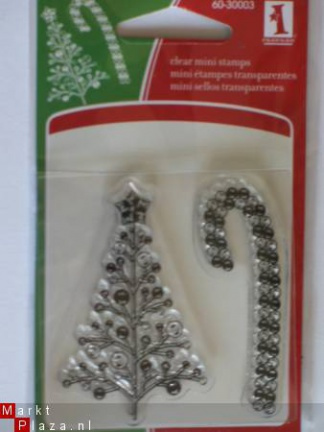 OP=OP inkadinkado clear stempel christmas tree