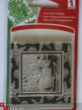 OP=OP inkadinkado clear stempel snowman