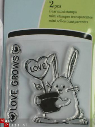 OP=OP inkadinkado clear stempel love grows