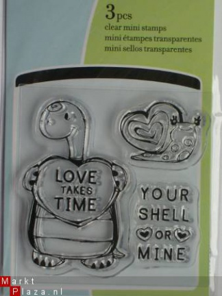 OP=OP inkadinkado clear stempel love takes time