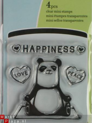 OP=OP inkadinkado clear stempel happiness