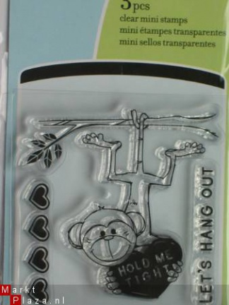 OP=OP inkadinkado clear stempel let's hang out