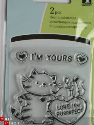 OP=OP inkadinkado clear stempel i' m yours