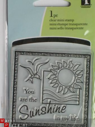 OP=OP inkadinkado clear stempel sunshine