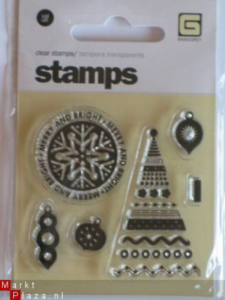 OP=OP Basic grey clear stempel christmas