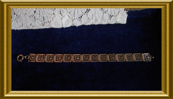 Mooie zilveren armband // vintage silver bracelet - Afbeelding 2