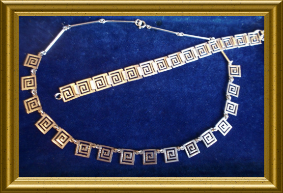Mooie zilveren armband // vintage silver bracelet - Afbeelding 4