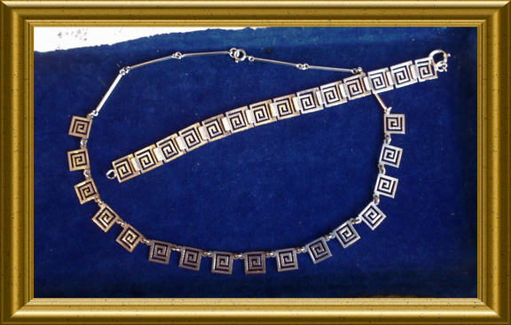 Mooie zilveren armband // vintage silver bracelet - Afbeelding 6