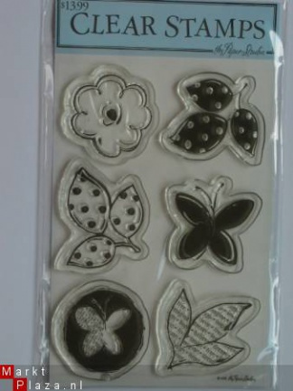 OP=OP the paper studio clear stempel mod. garden