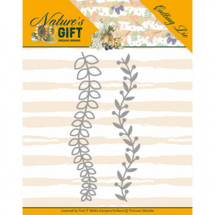Precious Marieke, Nature's Gift, Leaves Border, nr. PM10168 - nr. 1