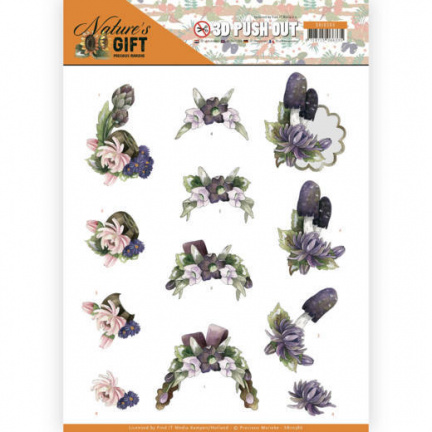 Precious Marieke, Nature Gift's, Stansvel, Purple Gift, nr. SB10386 - nr. 1