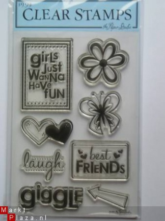 OP=OP the paper studio clear stempel best friends