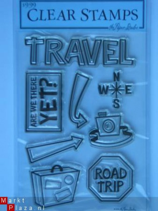OP=OP the paper studio clear stempel travel