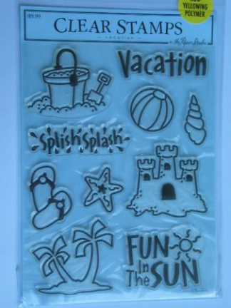OP=OP the paper studio clear stempel vacation XL