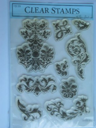 OP=OP the paper studio clear stempel flourishes XL