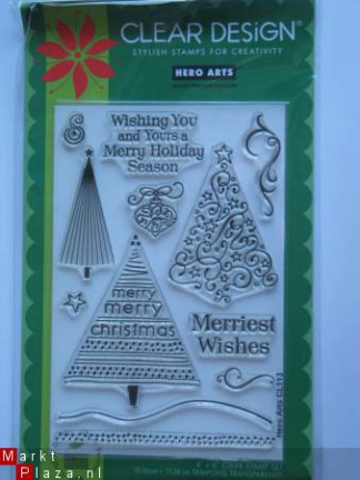 OP=OP Hero arts clear stempel merriest wishes