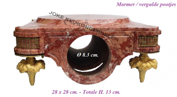 === Franse pendule onderdeel = oud === 39702