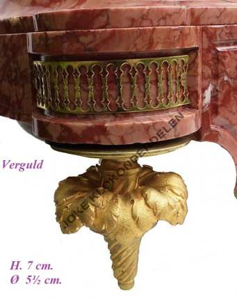 === Franse pendule onderdeel = oud === 39702 - Afbeelding 3