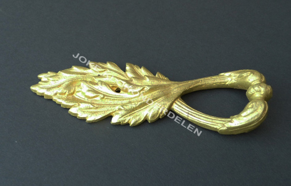 === Klokstel ornament = brons = oud === 40792 - Afbeelding 3