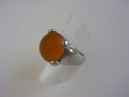 Oude zilveren ring // vintage silver ring - Afbeelding 2