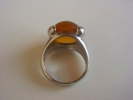 Oude zilveren ring // vintage silver ring - Afbeelding 3